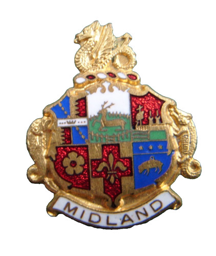Midland railway crest vintage - midland,