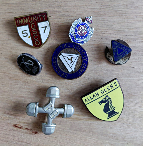 Vintage enamel badge - enamel,