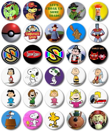 Kids retro various 25mm - kids, 25mm,