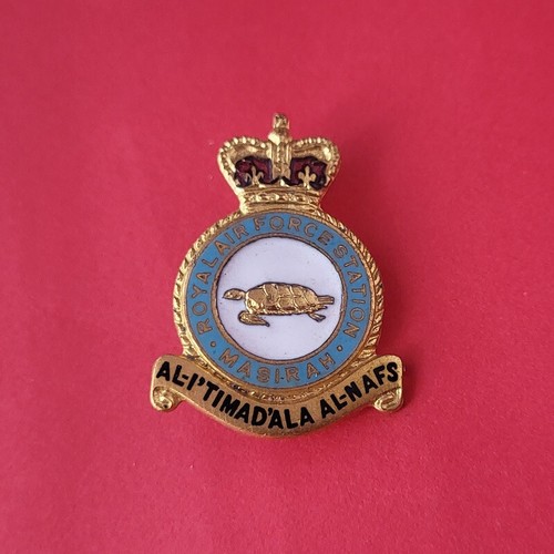 Raf masirah pin - badge, royal