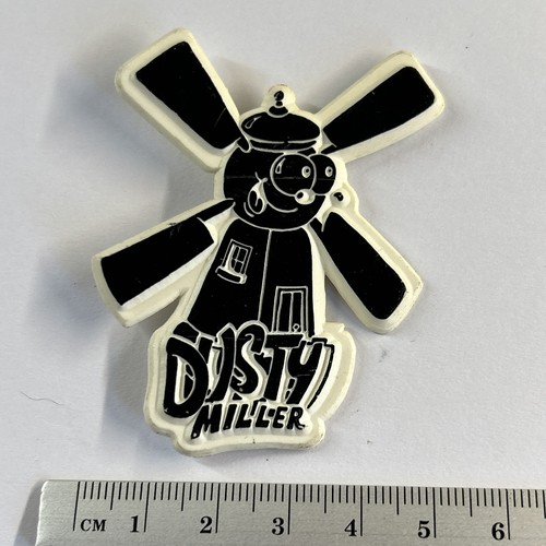 Collectible plastic pin badge