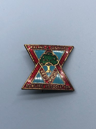Bowling club badge ealing - bowling,